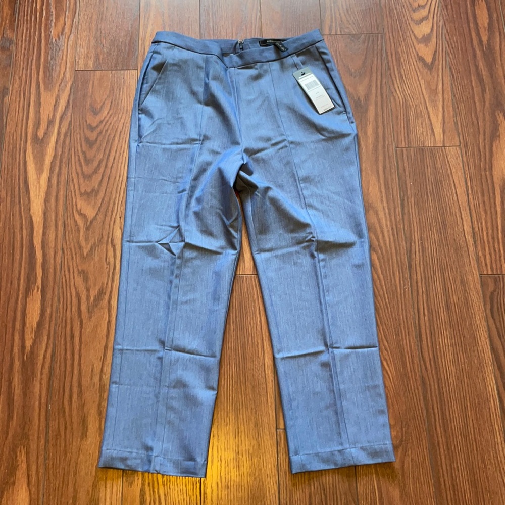Women's Tailored Light Blue Dress Pants